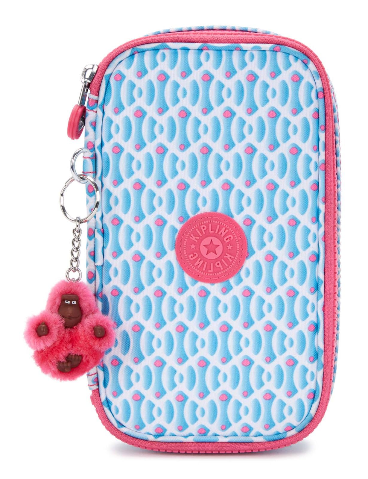 Kipling 50 Pens Estuche Mediano, Estuches, Dreamy Geo C (Azul)