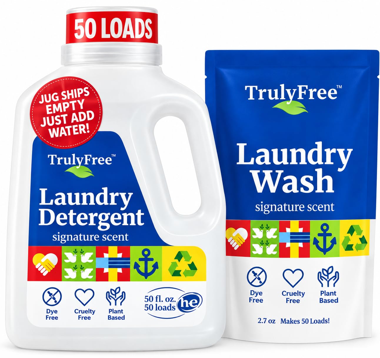 Amazon.com: Truly Free Natural Laundry Detergent - 1 Jug + 1 Fill Amazon.com: Truly Free Natural Laundry Detergent - 1 Jug + 1 Fill
