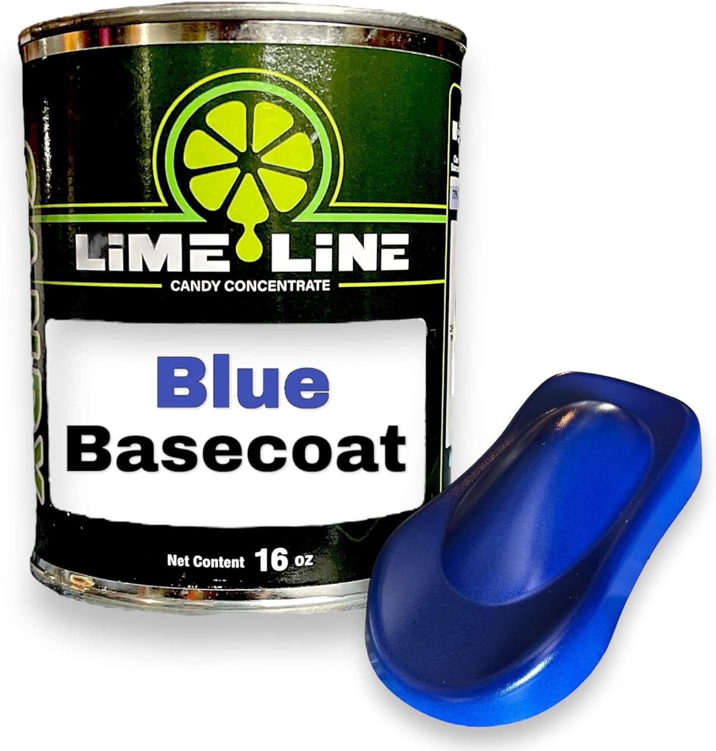LiME LiNE Automotive Basecoats, 1k Urethane Base Coat Color (Blue Basecoat Pint)