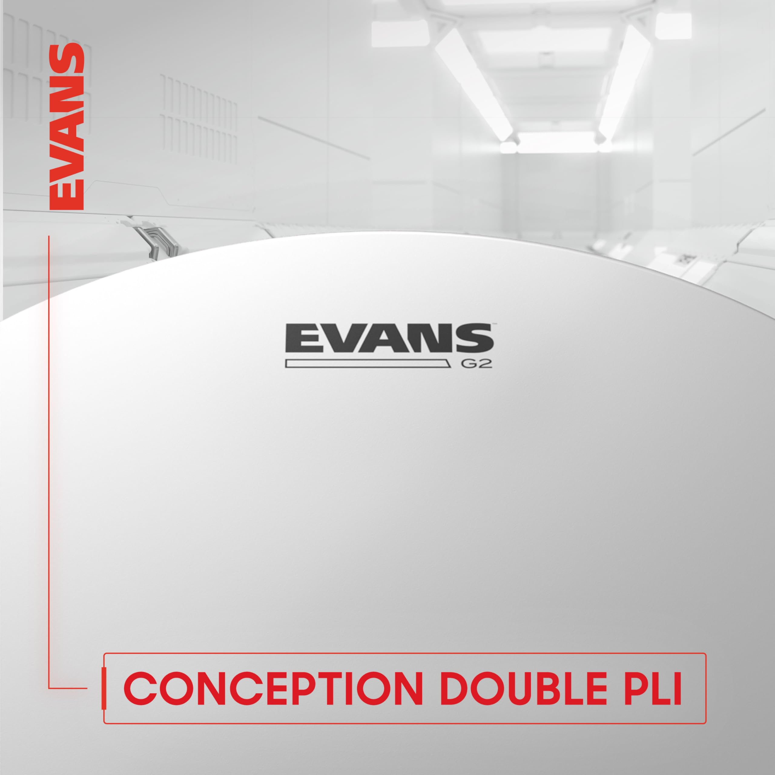 Evans G2 Coated 22", BD22G2CW, frappe grosse caisse - Tête de grosse caisse