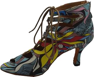 Zapatos de danza latina para mujer, zapatos de baile de salón Salsa Tango Cha-cha