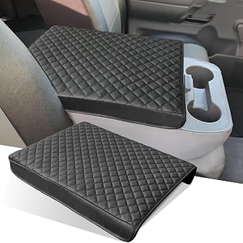 Center Console Cover for Nissan Titan 2004-2024 Jump Seat, Scratch Resistance Armrest Cover Middle Console Cover for Nissan Titan Interior Accessories 2024 2023 2022 2021 2020Jump Seat Only