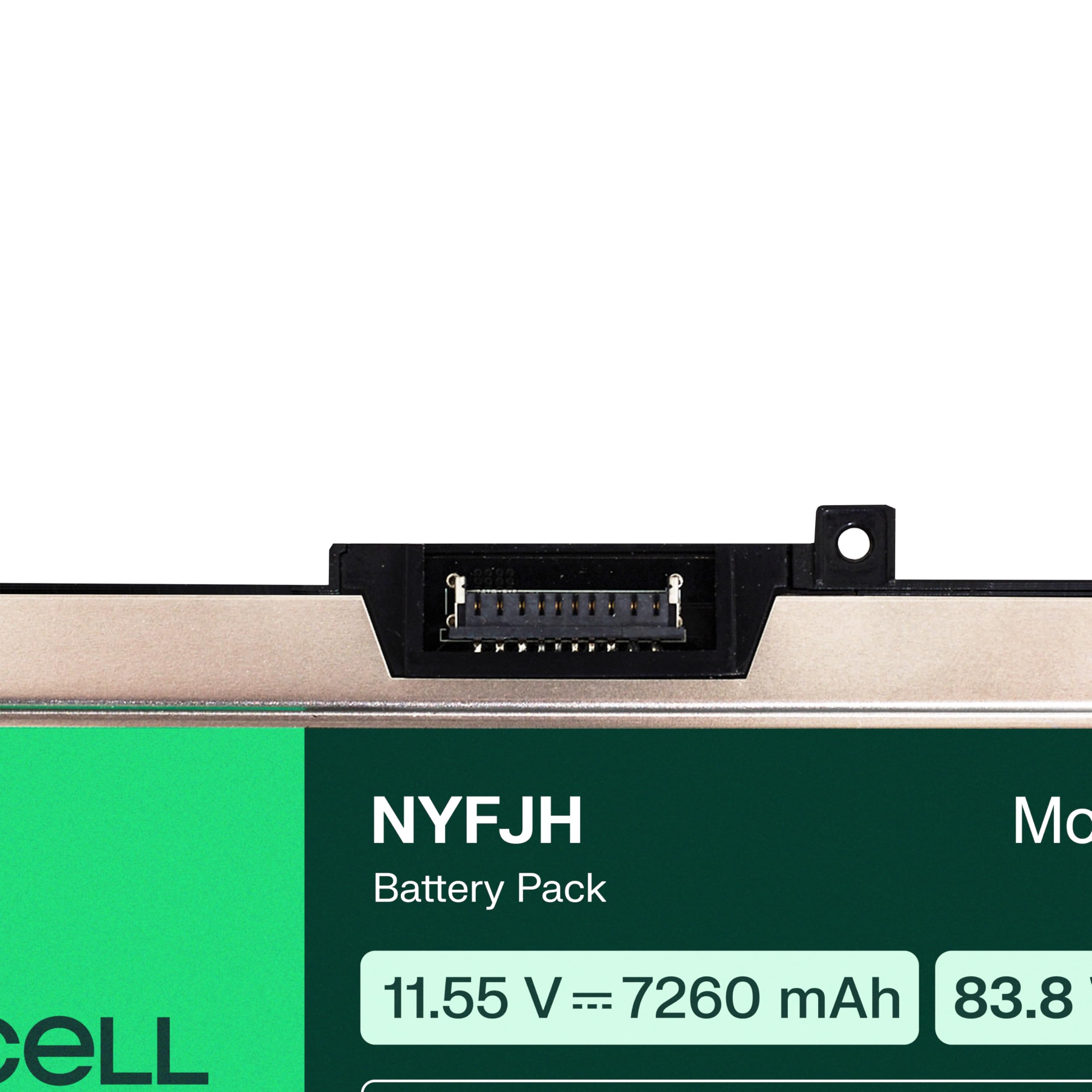 Green Cell NYFJH-6C 0NYFJH 0RY3F9 0VRX0J Li-Poly Akku 7260mAh 83.8Wh 11.55V für Dell Precision 7330 15 7530 7540 7730 7740 – Lange Laufzeit, Hohe Zyklenfestigkeit, Präzise Passform