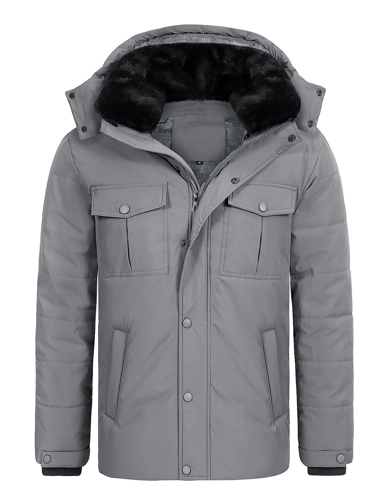 Parka winterjas heren sale - taupe beige Parka winterjas heren sale - taupe beige