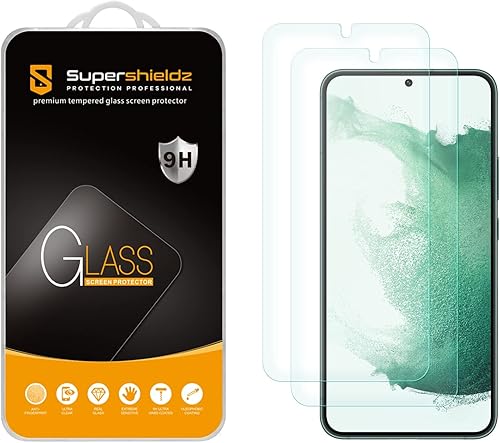 Miniatura 1 de Supershieldz Protector de pantalla de vidrio templado diseñado para Samsung (Galaxy S23 Plus 5G), antiarañazos, sin burbujas