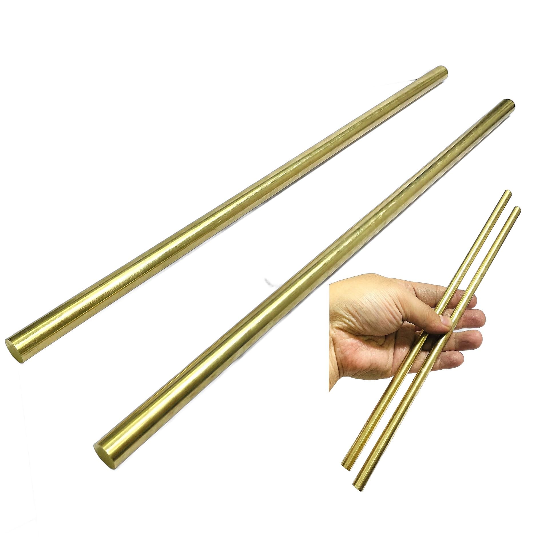 Brass Rods for Crafts - 1/4 x 12 Inch -12
