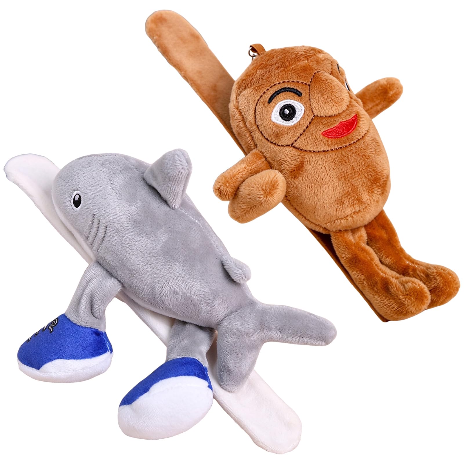 2 Pack Italian Brainrot Plush, Shark Plush Toy, Tung Tung Tung Sahur Plush