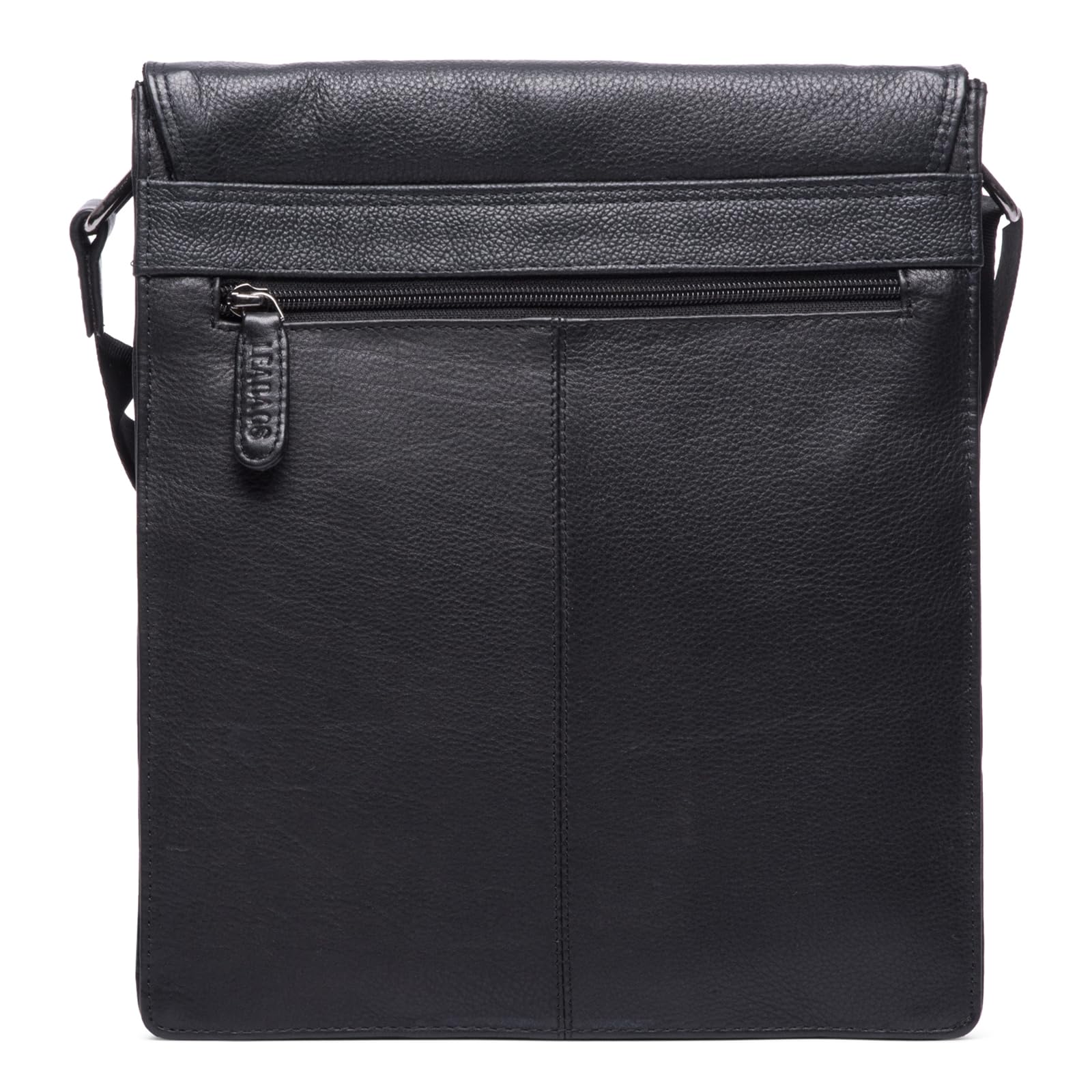 LEABAGS Bolso bandolera de piel de Londres, estilo vintage para hombre y mujer, estilo informal, para uso diario