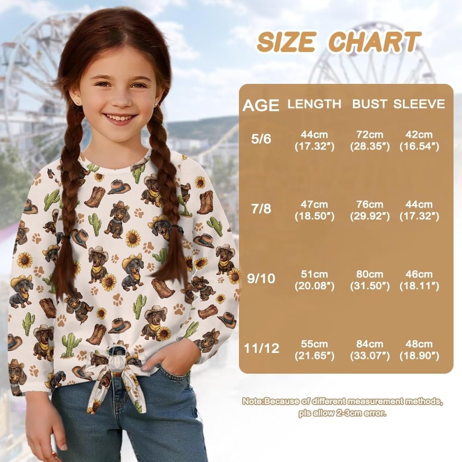 Girls Blouses with Tie Hem Fall Casual Tops Kid Fit Long Sleeve Shirts Spring Dress Clothes Size 5-12 Years Old