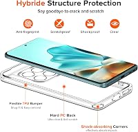 ivoler Átlátszó Tok Motorola Moto Edge 60 Fusion 5G / Moto Edge 60 5G Telefonhoz - Katonai Védelem, Ütésálló, Karcálló, Vékony Mobiltok 2