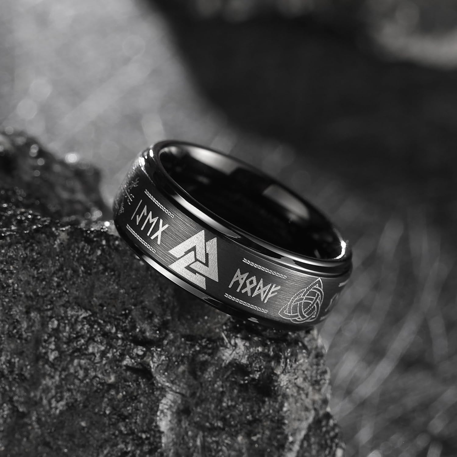 King Will Mens Tungsten Carbide Ring Wedding Band Comfort Fit