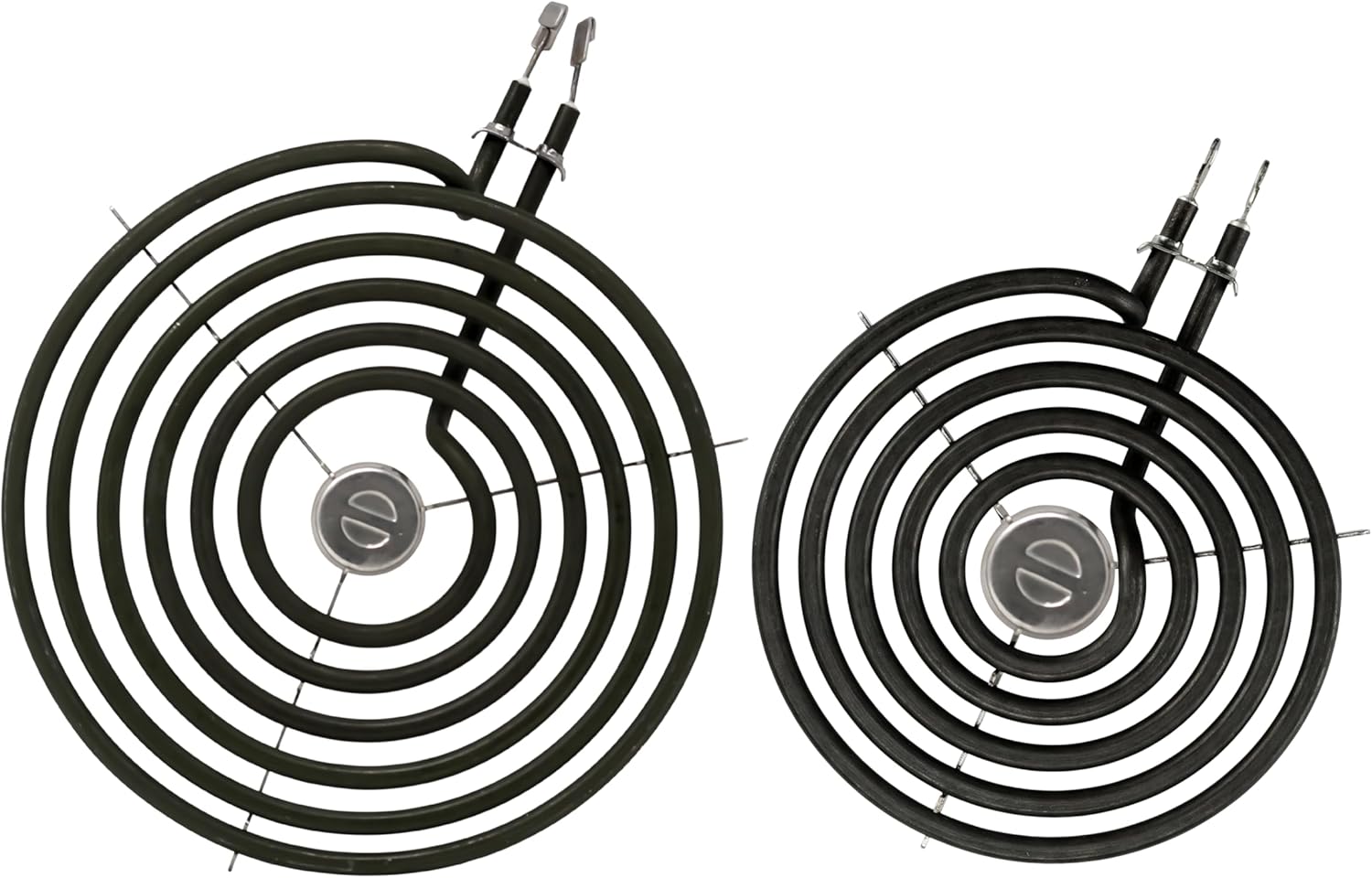 Replacement Burner Element WB30M1 6 inch 5 turns and WB30M2 8 inch 6 turns for General Electric, Kenmore - Compatible with General Electric JP328SK2SS, JP328WK2WW, JXDC41001, J63CK1, JB390GxH1