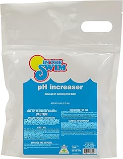 In The Swim pH Increaser for Pools - Granular 100% Sodium Carbonate (Soda Ash) to Raise pH Up - 5 Pounds