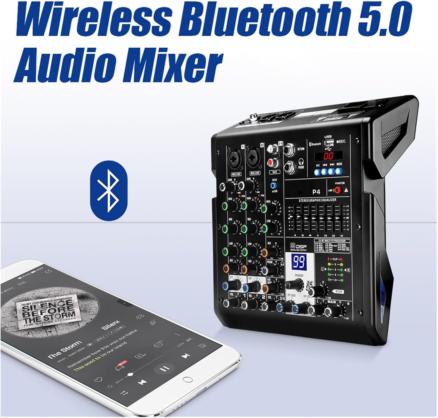 オーディオミキサー P4 プロフェッショナルオーディオミキサー 4 オーディオミキサー P4 プロフェッショナルオーディオミキサー 4