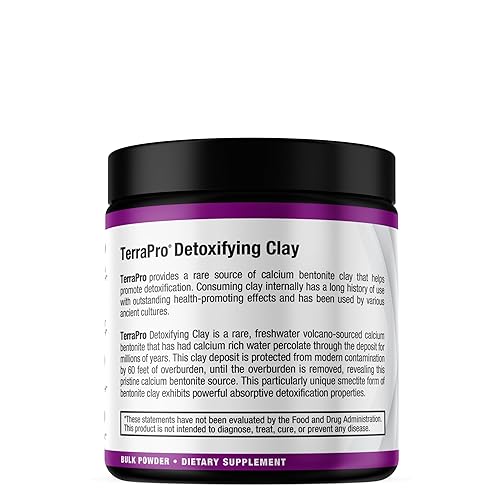 Miniatura 2 de CurcuminPro TerraPro - Suplemento de desintoxicación de arcilla bentonita | 3.17 oz | Arcilla de calcio volcánico para desintoxicación natural y