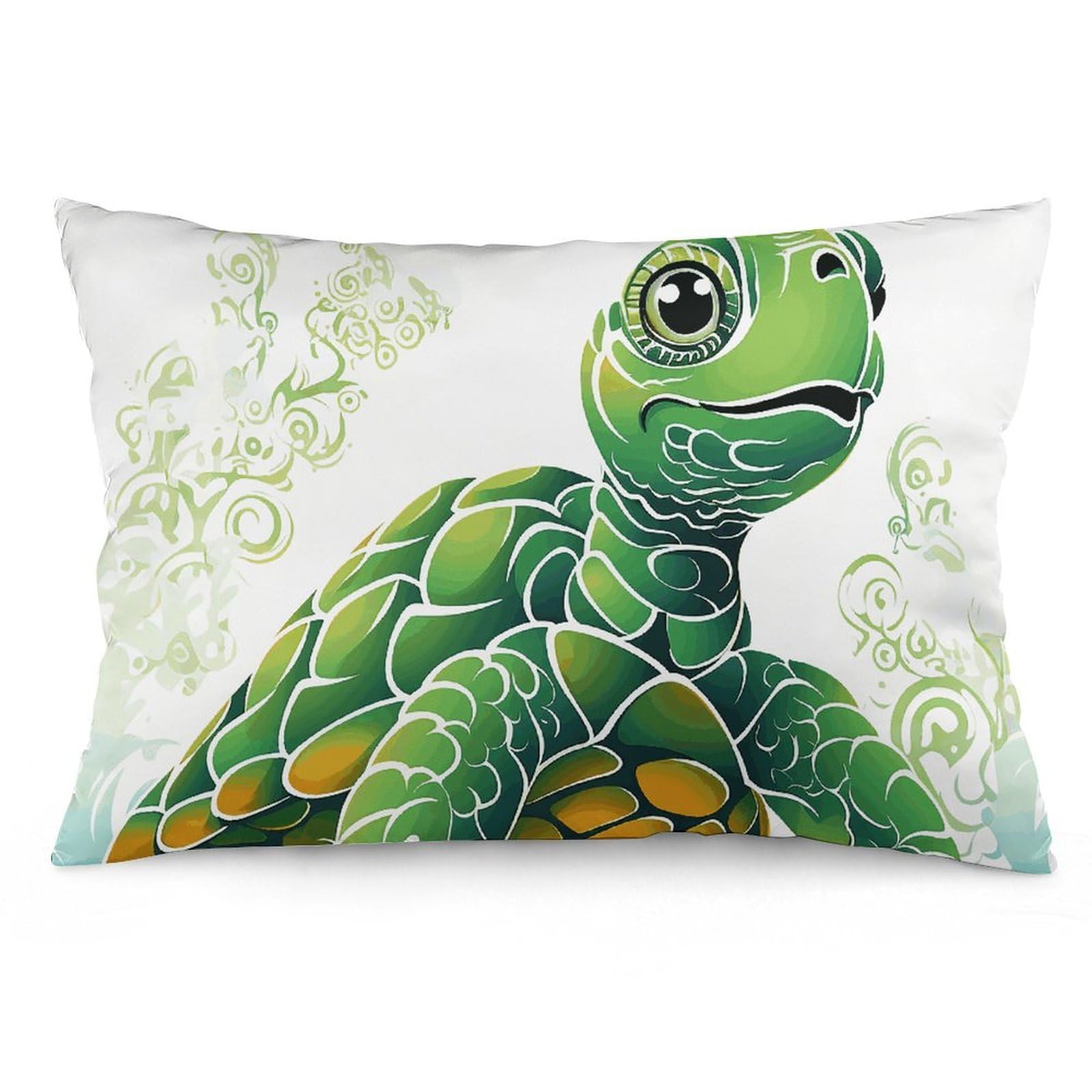 NTVOWPZO 2 Pack Decoration Throw Pillow Covers 12 "x20 Pillowcases Covers Cartoon Turtle Pattern Pillowcases Modern Farmhouse Home Decor Sofa Cushions Covers for Couch Bed Living Room