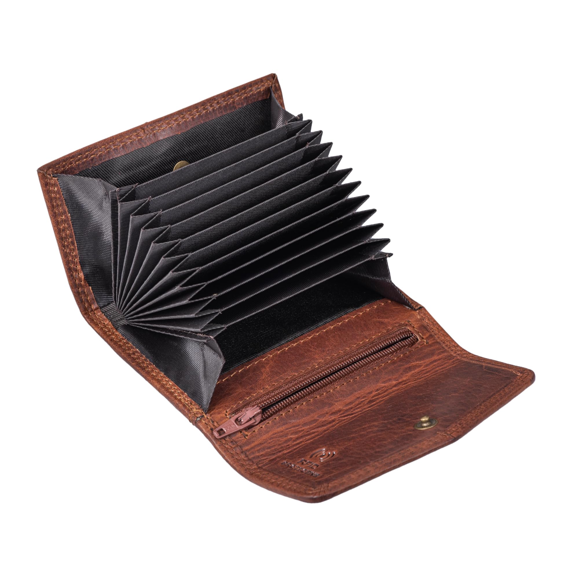 Porte Carte En Cuir Véritable STILORD Levent - Protection RFID Portefeuille Slim Homme/Femme