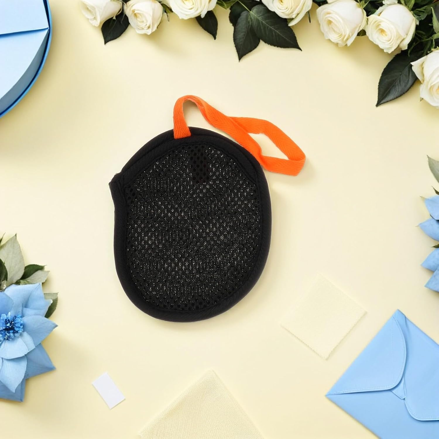 6pcs Oval Foaming Mesh Soap Bags Set Exfoliating Sisal Soap Saver Pouch for Travel and Shower Use White Gray Black Mesh Pouch for Men and Women