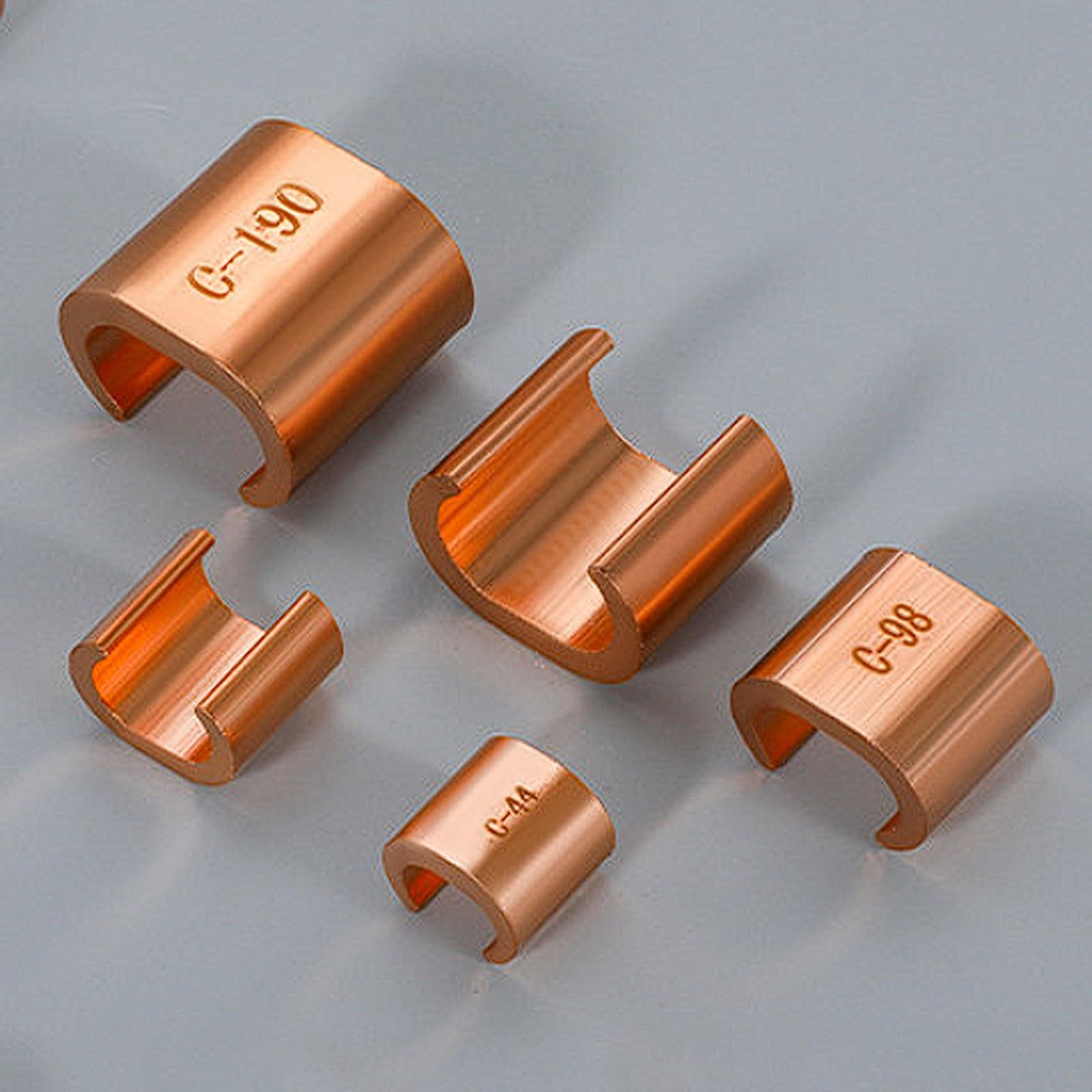 Abrazaderas de derivación cobre tipo C Serie CCT, kit conector cable a tope y paralelo conexión rápida, 16 tamaños hasta 700 mm² Regleta de conexión(CCT-700 1 piece)
