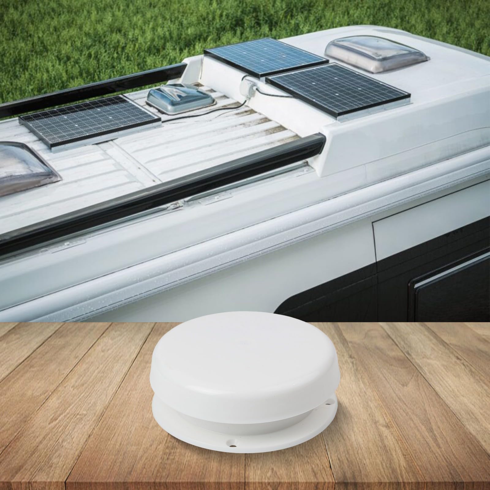 Copertura per bocchetta dell'aria del tetto del camper, design a fungo, per la ventilazione del tetto della casa mobile, con tappo di protezione per la pioggia
