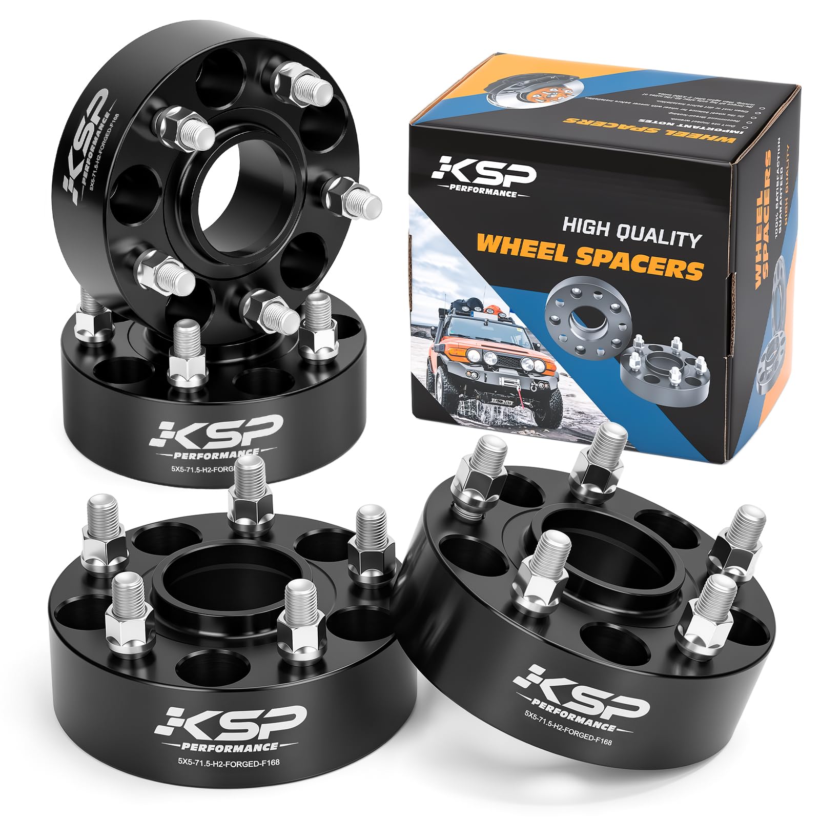 Photo 1 of KSP 2" 5x5 Wheel Spacers for Jeep Gladiator JT, Wrangler JL/JLU, Grand Cherokee