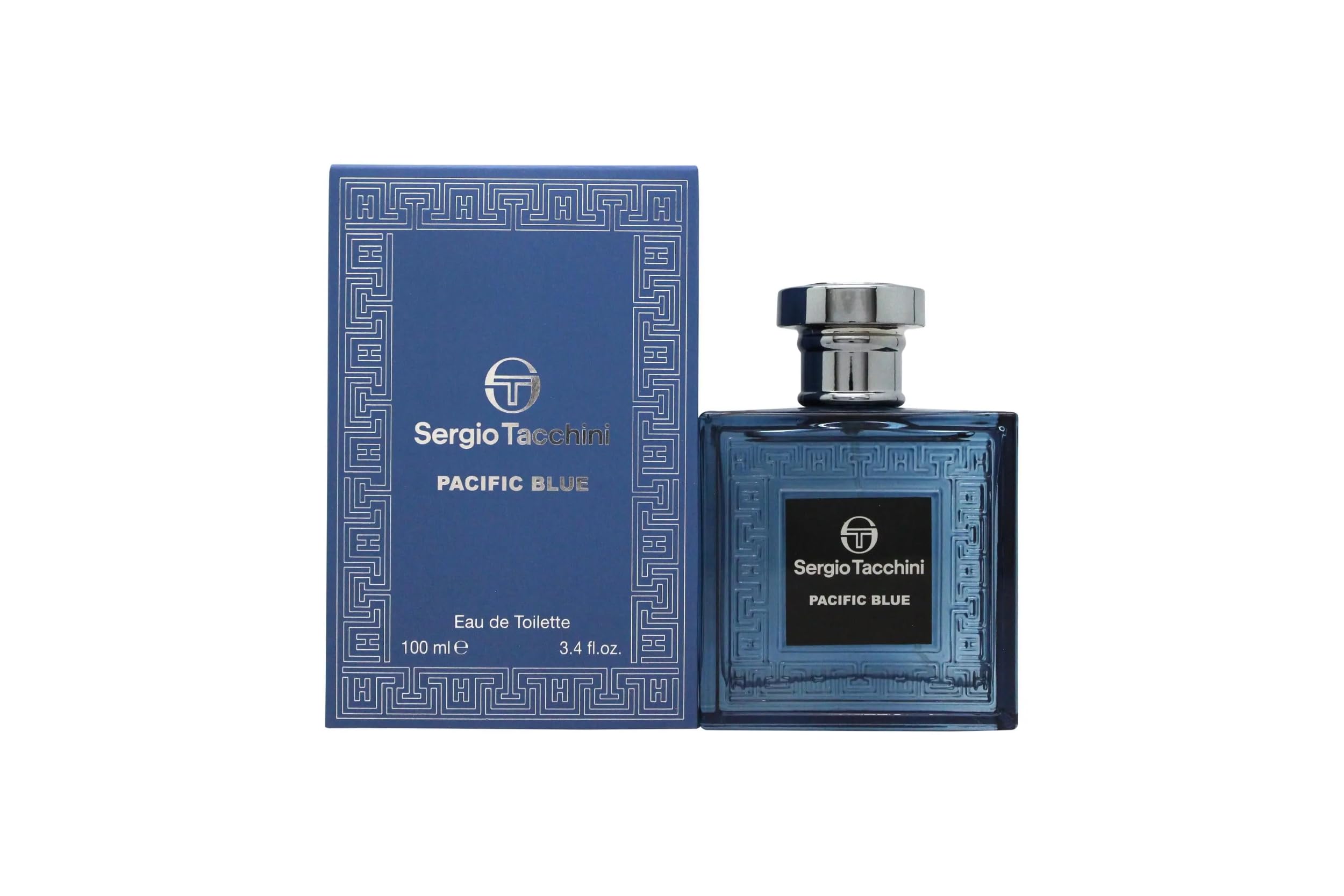 Sergio Tacchini Pacific Blue Eau de Toilette Fragranza Maschile 100ml