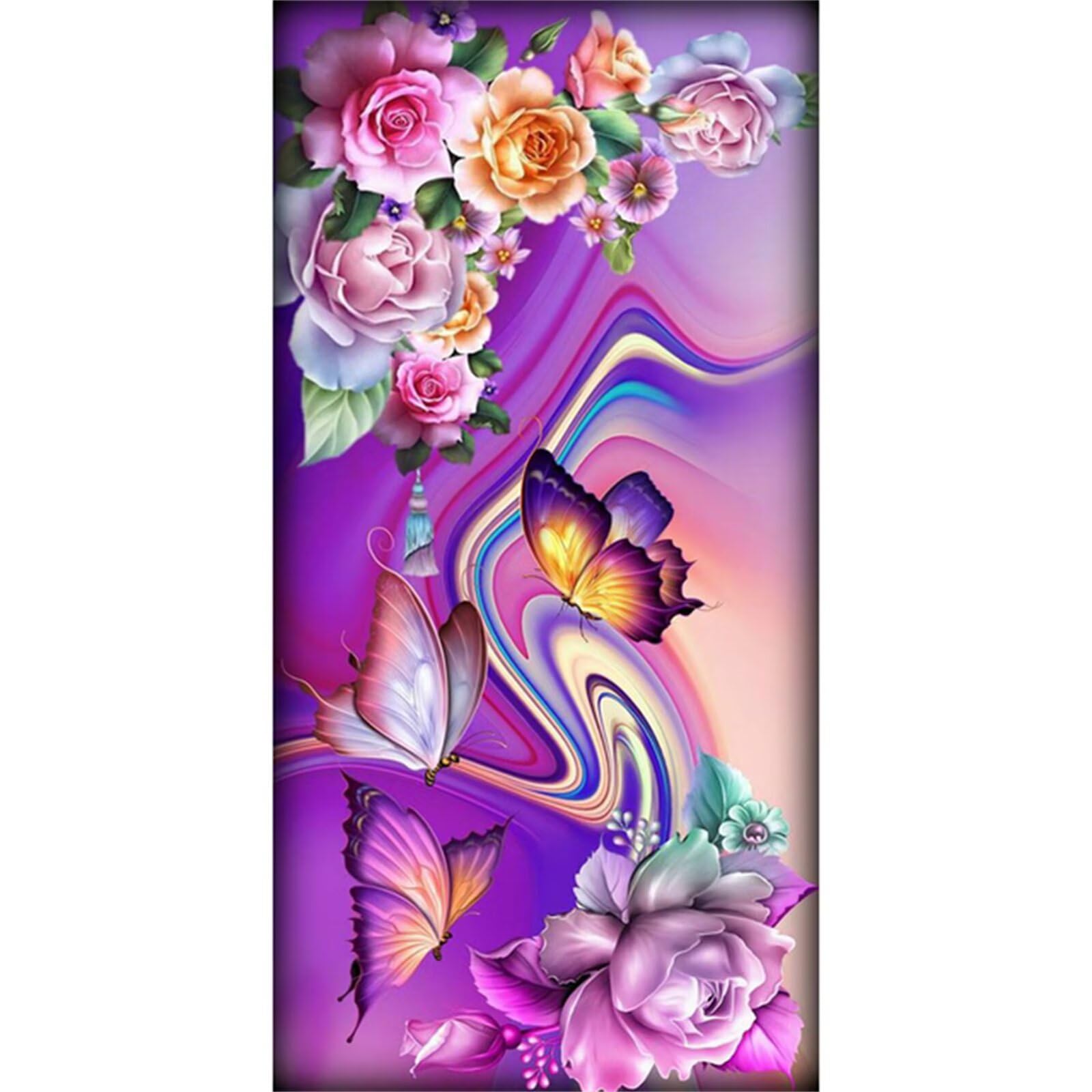 Peinture diamant adulte 5D Noël grand format 70x140cm pour décoration
