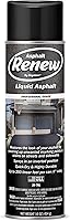 Seymour 20-701 Asphalt Renew Spray - Jet Black Driveway Sealer for Stains, Cracks & Markings, 20 oz
