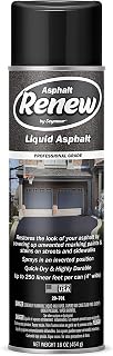 Seymour 20-701 Asphalt Renew Spray - Jet Black Driveway Sealer for Stains, Cracks & Markings, 20 oz