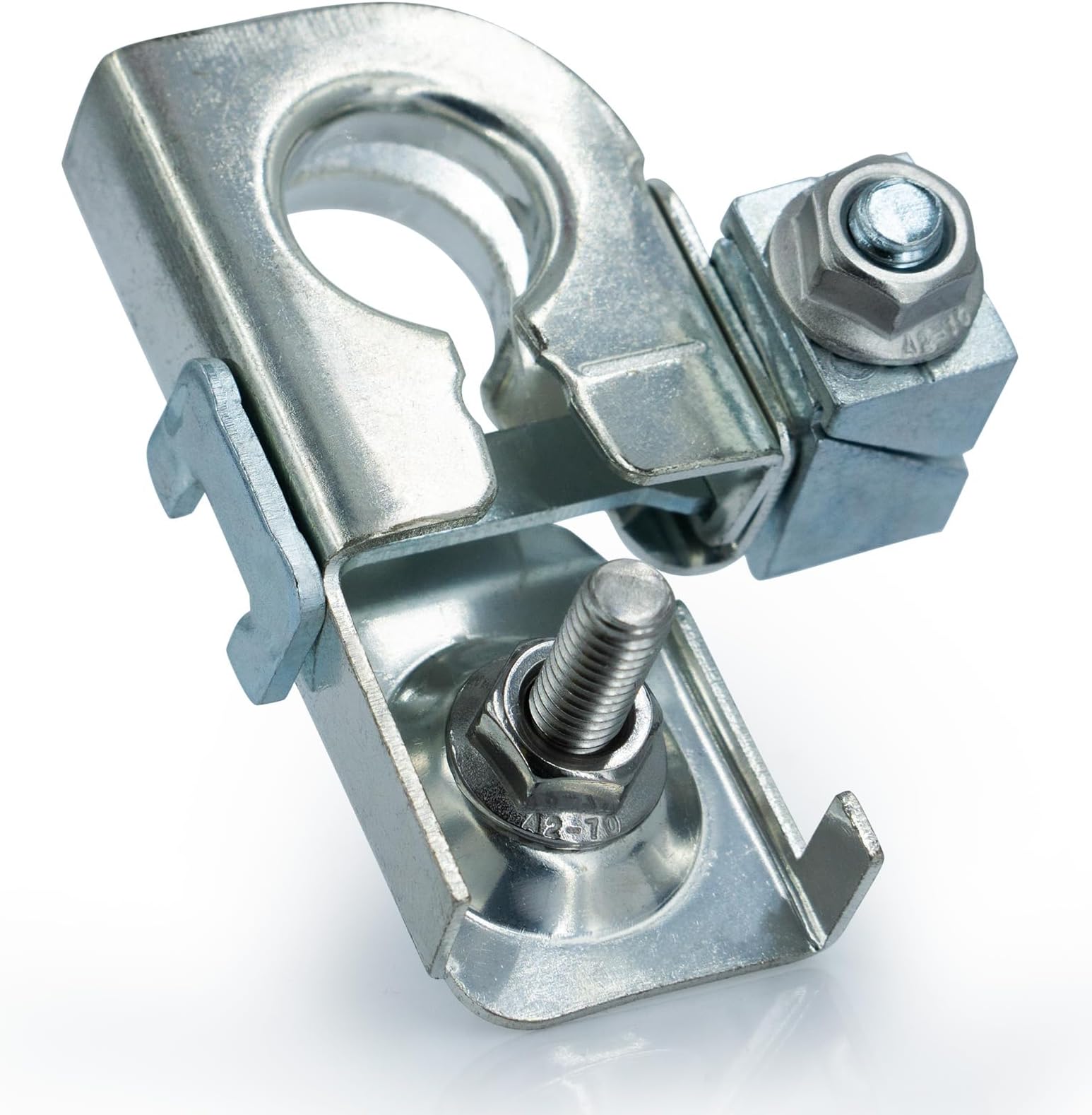 Negative Battery Terminal Clamp w Nuts Fit for F150 Edge