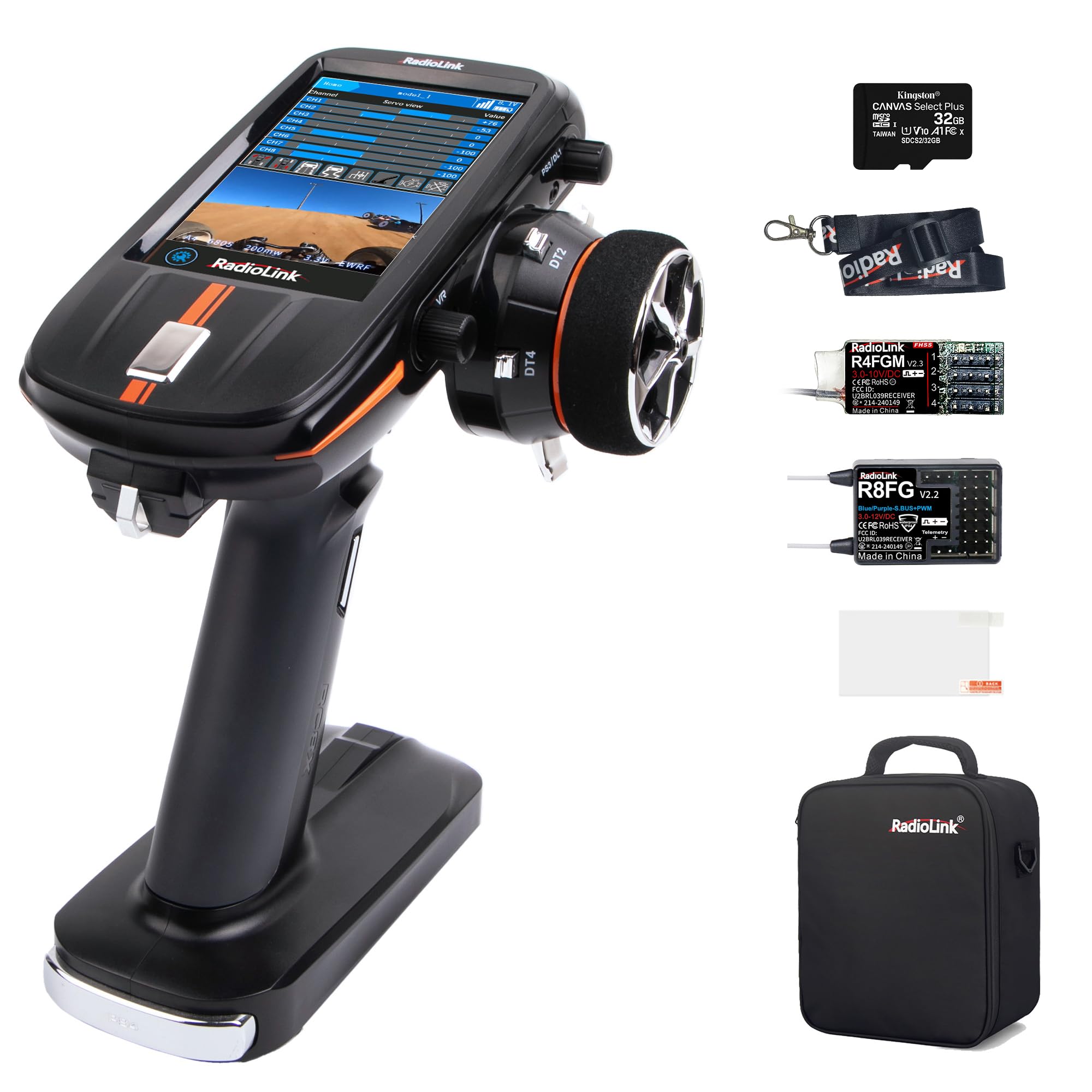 Amazon | 【RadioLink】ラジオリンクRC8X 8CH プロポセット R8FG&R4FGM