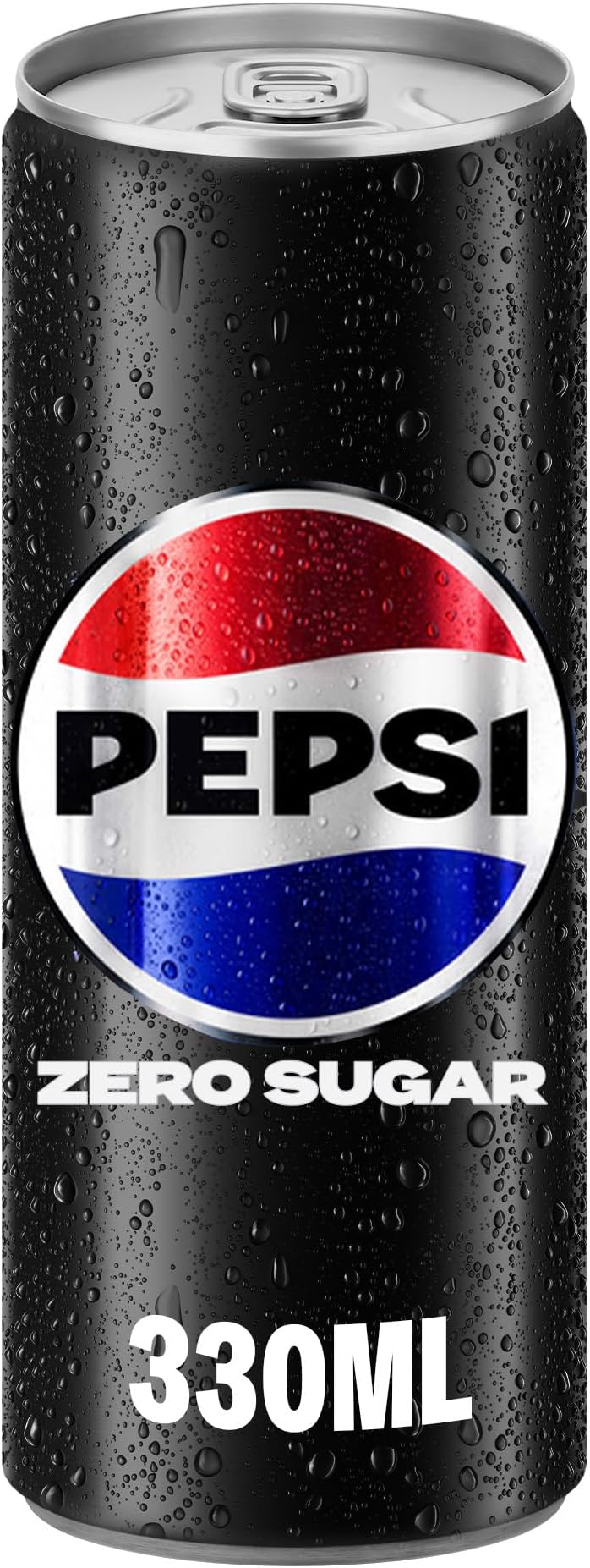 Zero, Carbonated Soft Drink Zero Calories & No Sugar, Cans, 330ml