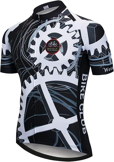 Amazon.com: PSPORT Maillot de ciclismo para hombre, manga corta, ropa de  bicicleta de verano, reflectante : Ropa, Zapatos y Joyería