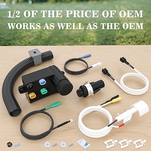 Miniatura 7 de GRISUN 69851 Kit de encendido de repuesto para Weber Spirit I & II 220320330335 (controles montados en el puente) para Weber Spirit GS4 II Parts