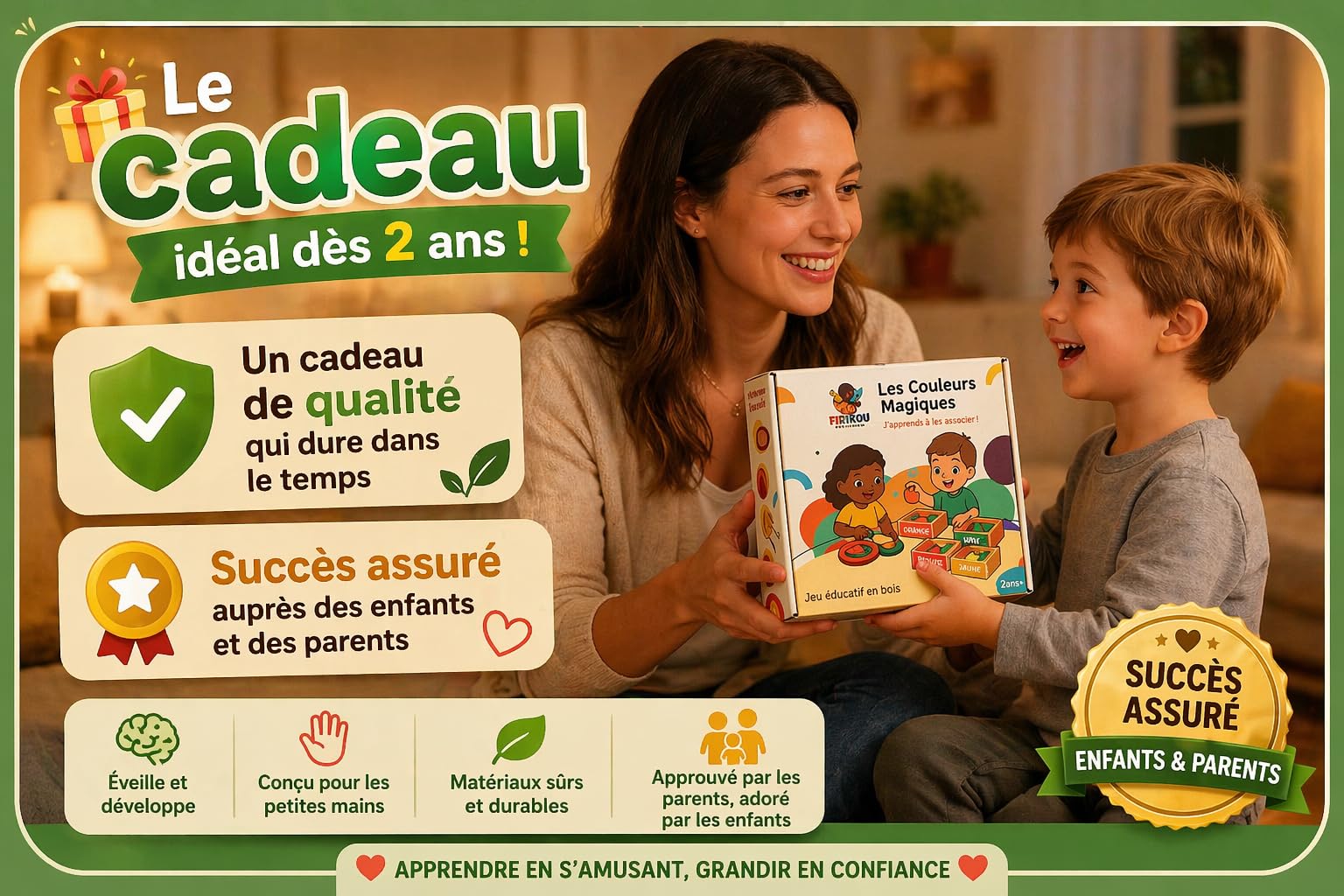 Montessori 2 Ans, Dinette en Bois Enfant, Accessoire Cuisine, 24 piéces, Jouet Enfant 3 Ans, Jeux d’éveil Enfant 2 à 5 Ans, Cadeau Enfant 2 Ans
