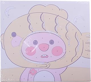 DIY Paint by Numbers Kit with Frame For 3 Years And Above - Multicolor AF3