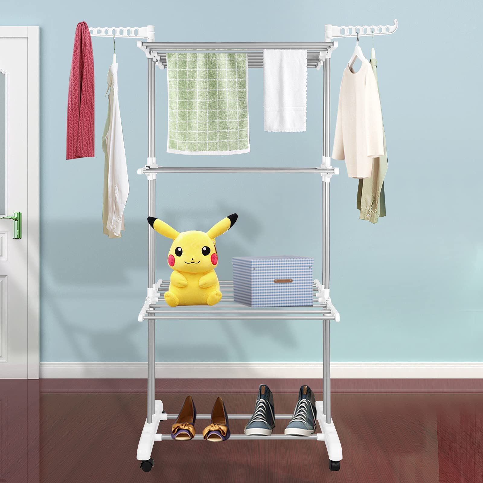 Buy Innotic Clothes Drying Rack 3Tier Foldable Standing Washing Airer