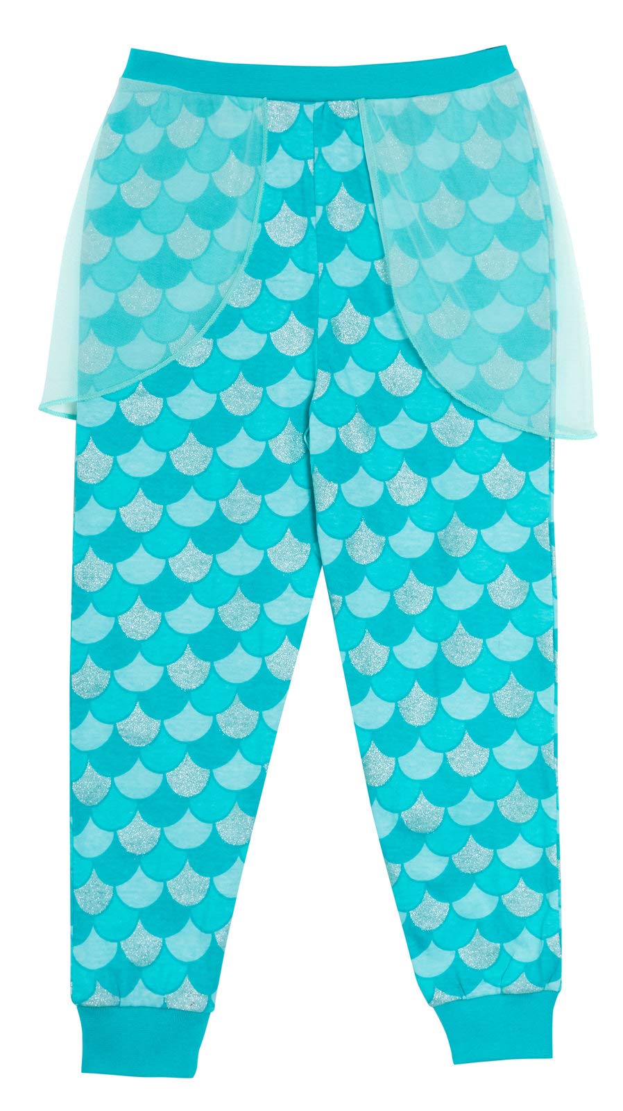 Disney Pyjamas La Petite Sirène Ariel pour Filles Déguisement de Princesse PJs Longueur complète avec Pantalon de détente pailleté