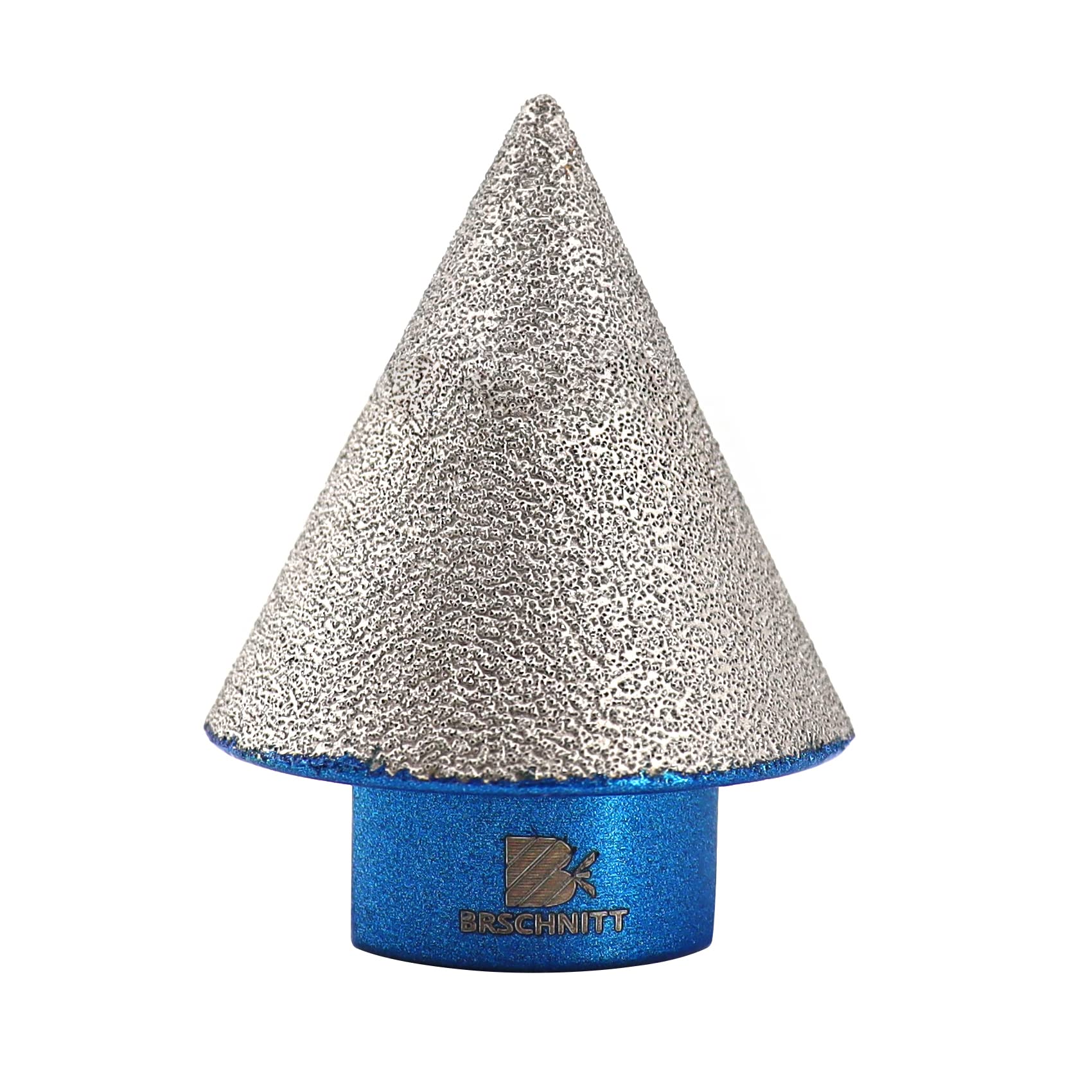 Foret conique diamant pour carrelage - BRSCHNITT 35 mm x filetage M14 - Fraise à chanfreiner diamantée pour façonner l'élargissement des trous existants de granit, marbre et porcelaine