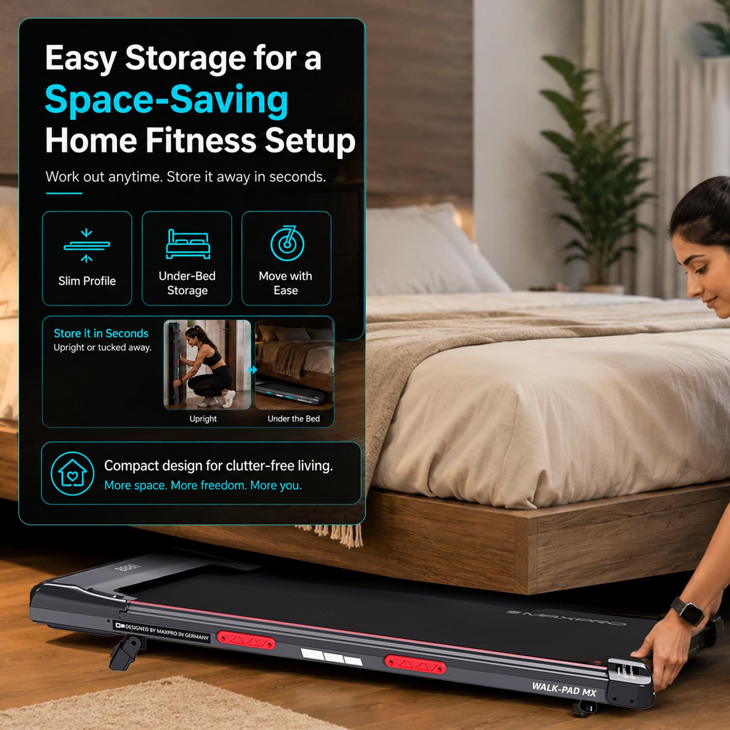 MAXPRO Walking Pad - Compact Home Treadmill -7