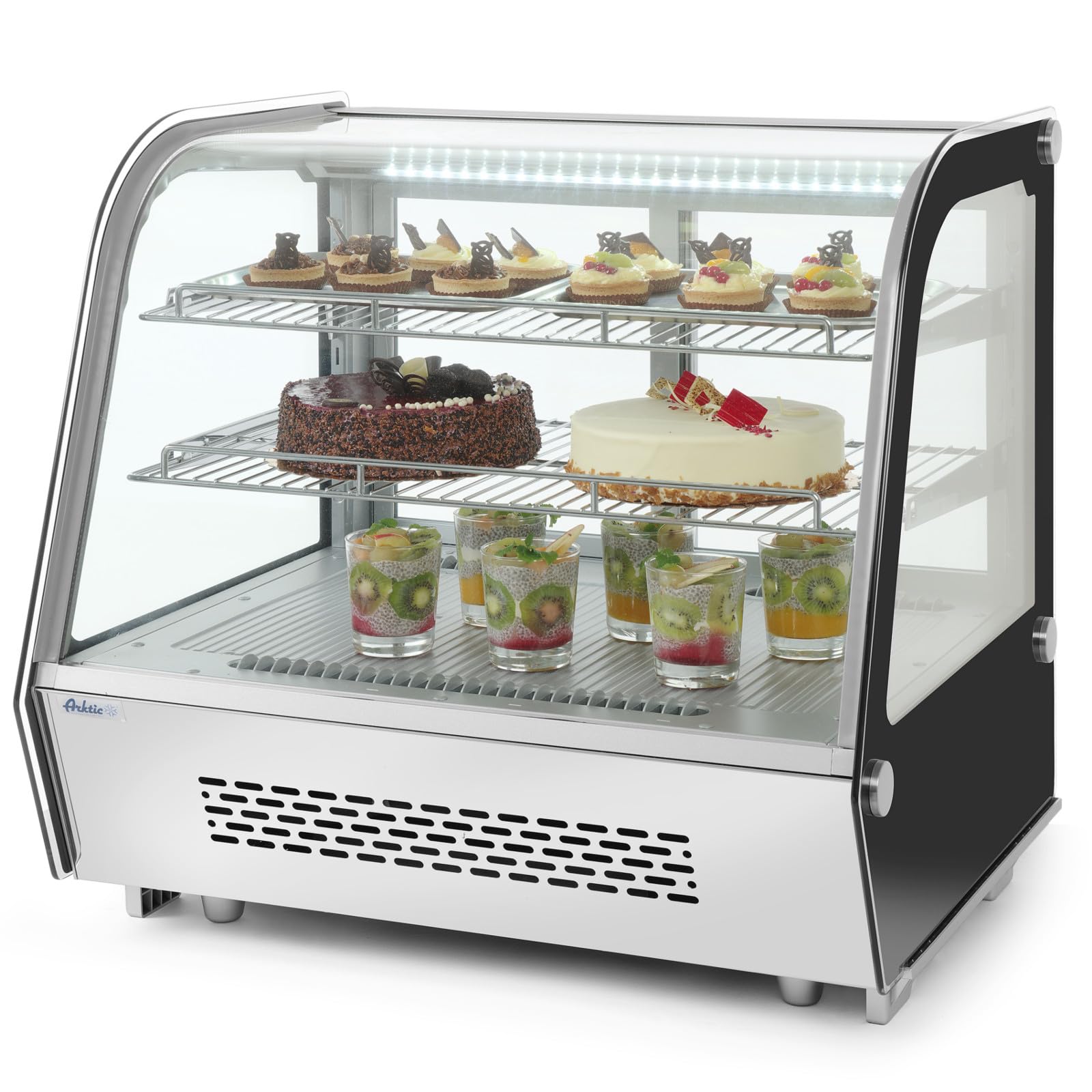 HENDI Vitrina expositora refrigerada - 120 L - 230V / 160W - 686x568x(H) 686 mm