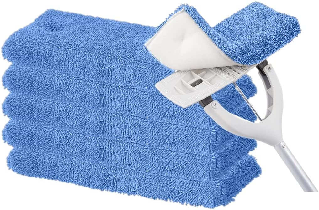 Superio Microfiber Mop Head Replacement for Self-Wring Miracle Mop, Microfiber Cleaning Pad, Mop Refill, Self Wringing Mop (1 Pack)