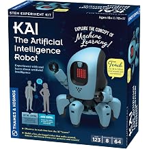 Thames &amp; Kosmos Kai: The Artificial Intelligence Robot | Explore Machine Learning | Build an Innovative Smart Robot &amp; Experiment with AI | App-Enabled for iOS &amp; Android | Intro to AI for Kids