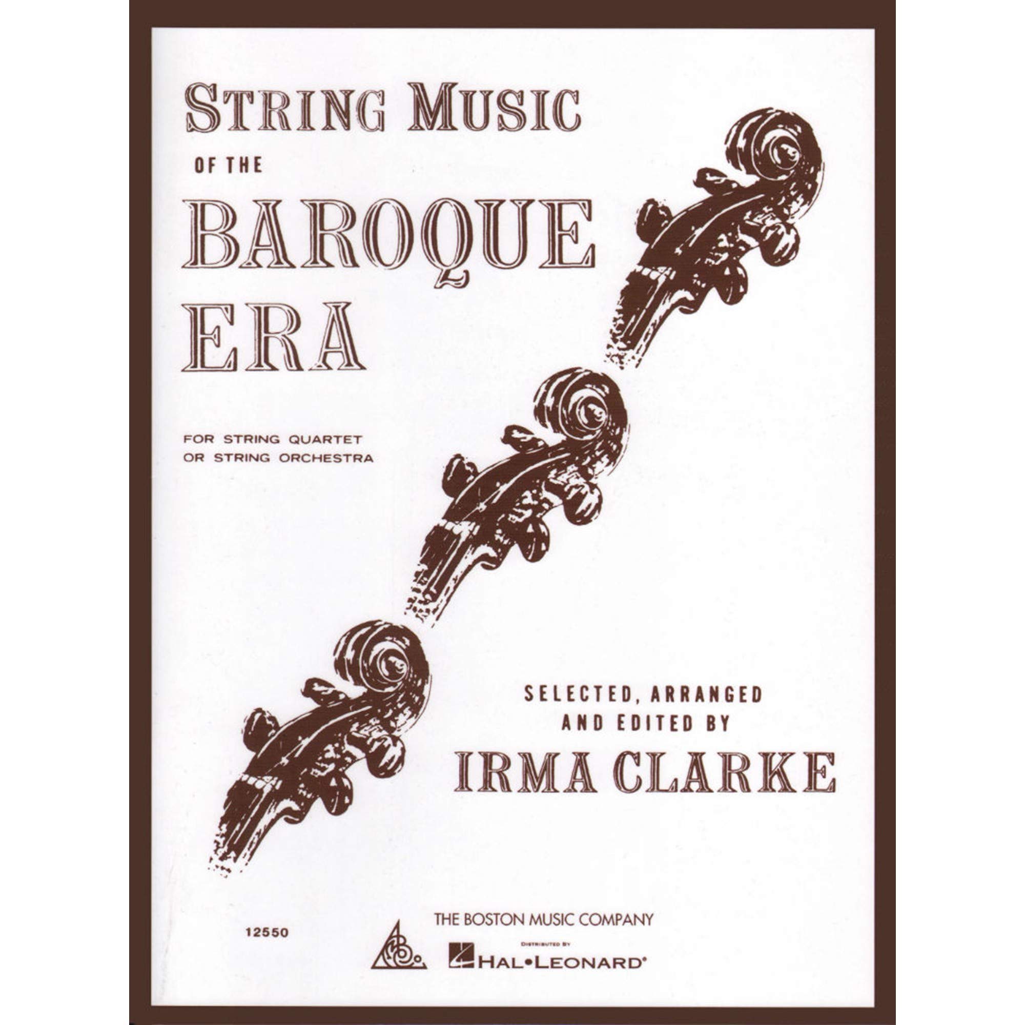 String Music of the Baroque Era for String Quartet (Score & Set of Parts)