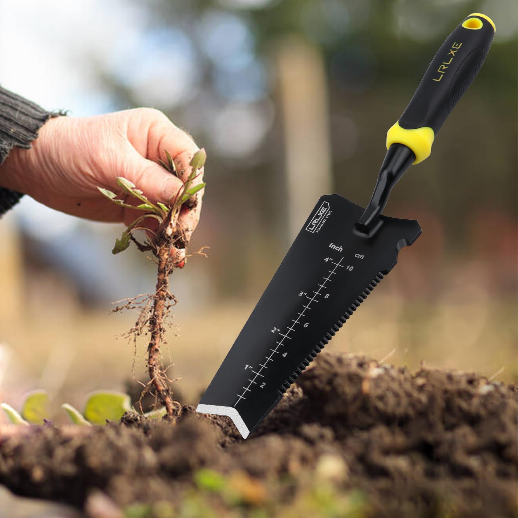Heavy-Duty Garden Trowel - Yellow -3