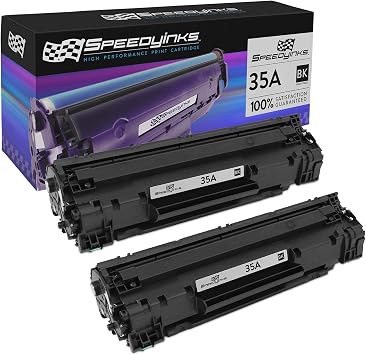 SPEEDYINKS Toner Cartridge Compatible with HP 35A 1,500 Pages Black, 2-Pack for use in LaserJet, P1002, P1005,, P1006