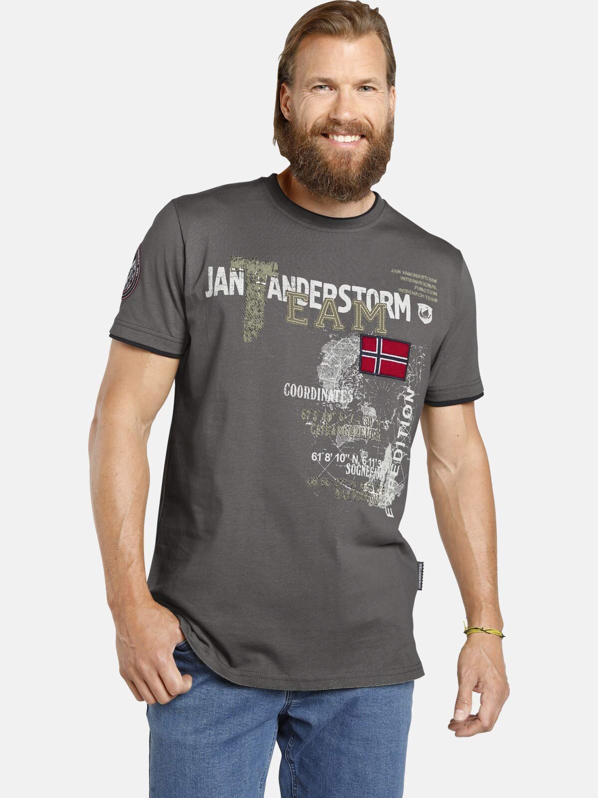 Jan Vanderstorm Camiseta de manga corta para hombre Sölve