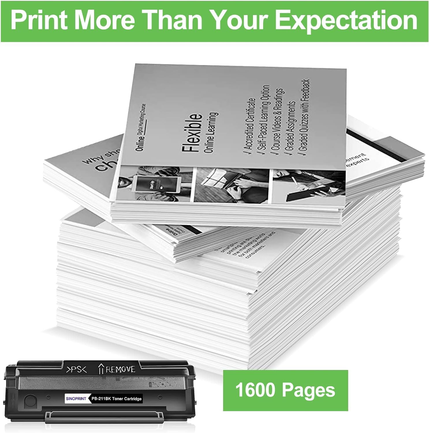 PB-211 Toner Cartridge Replacement for Pantum PB211 PB-211EV PB-210 Toner Compatible for Pantum P2502W M6552NW P2500W M6550NW M6500NW M6600NW M6602NW Printer Ink (Black,1-Pack)
