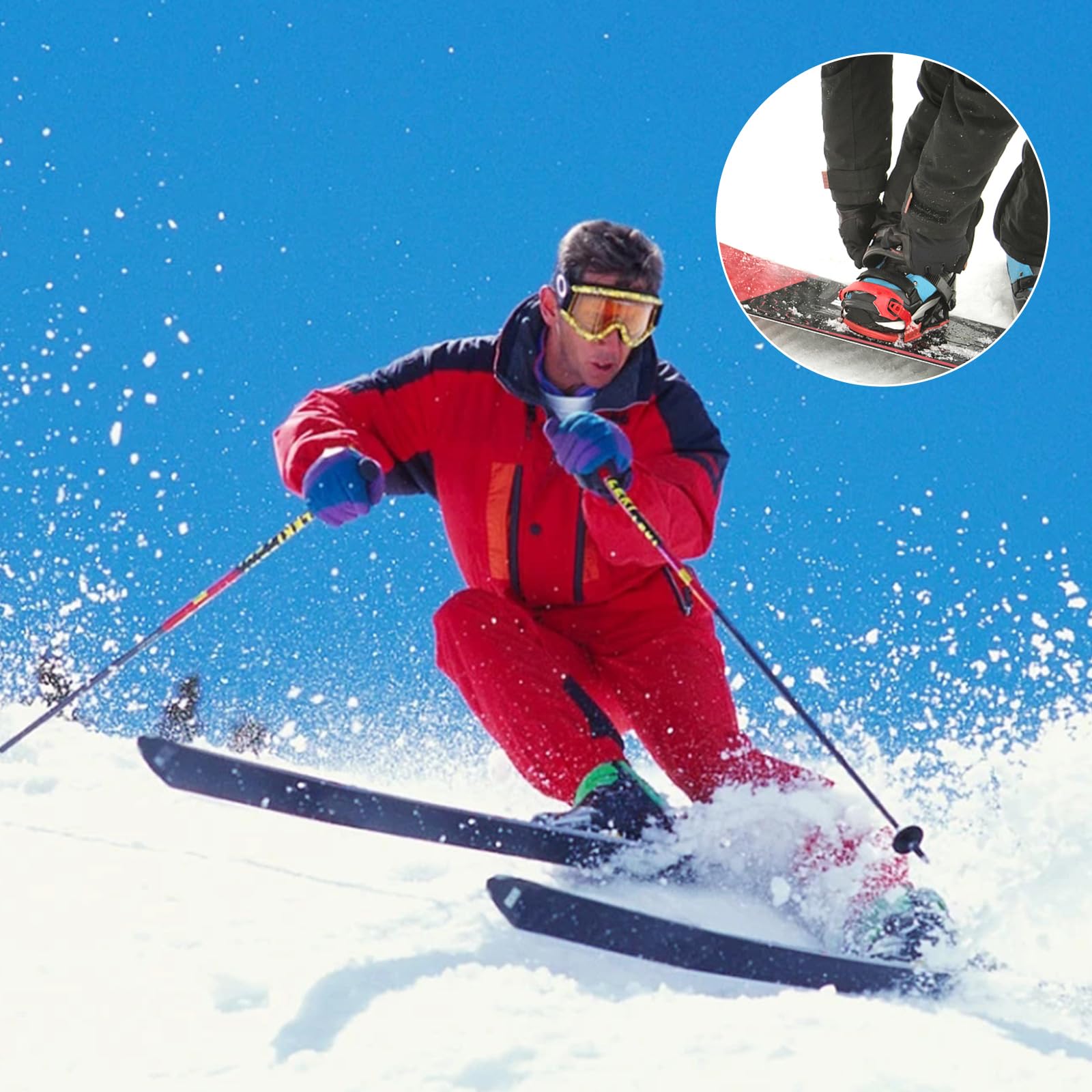 1 Paire Sangles de Cheville de Snowboard, Fixation d'échelle de Remplacement, Sangles de Patins en Ligne, Longueur 20cm, Noires