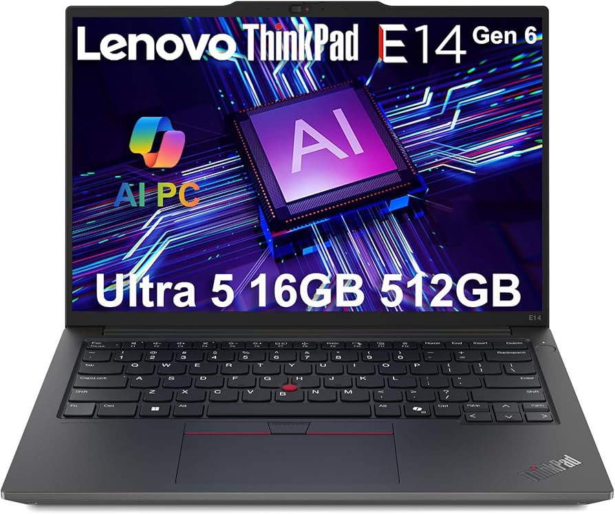 Amazon.com: Lenovo ThinkPad E14 Gen 6 Business AI PC Laptop (14